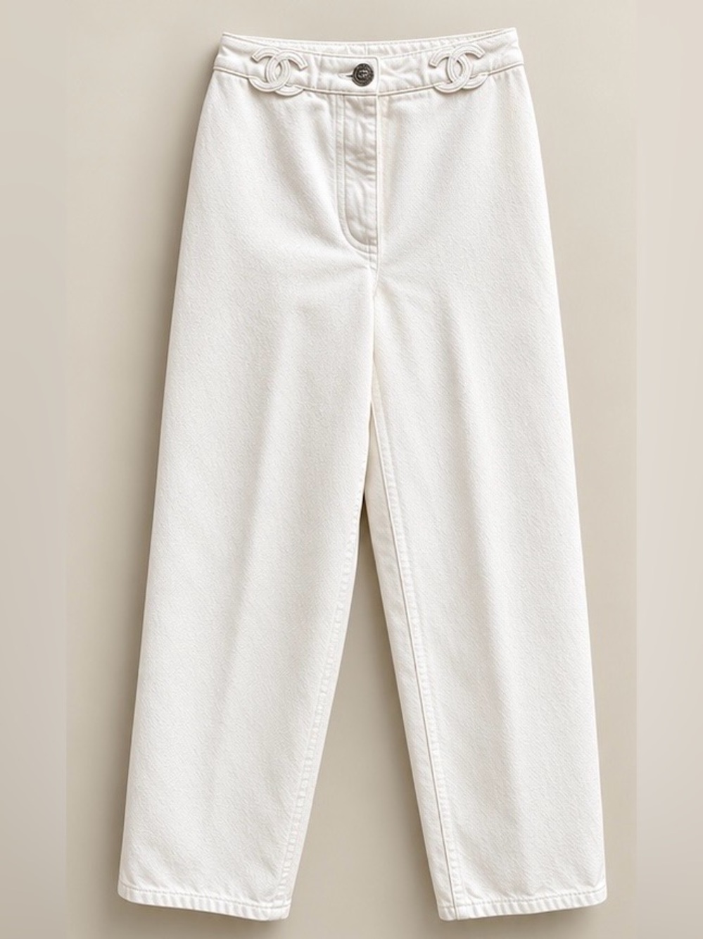 Classic White High-Rise Women's Jeans